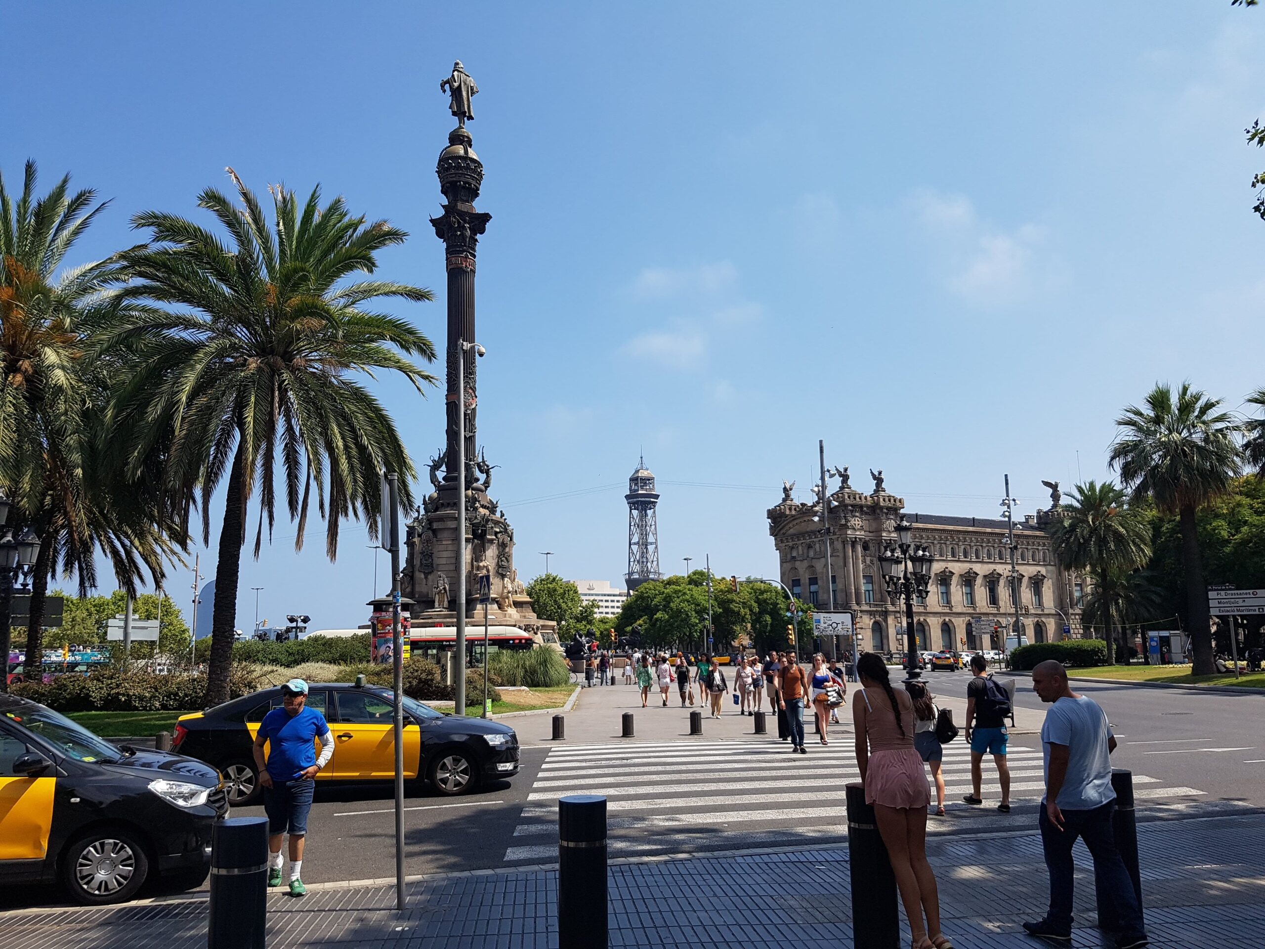Columbus standbeeld Barcelona