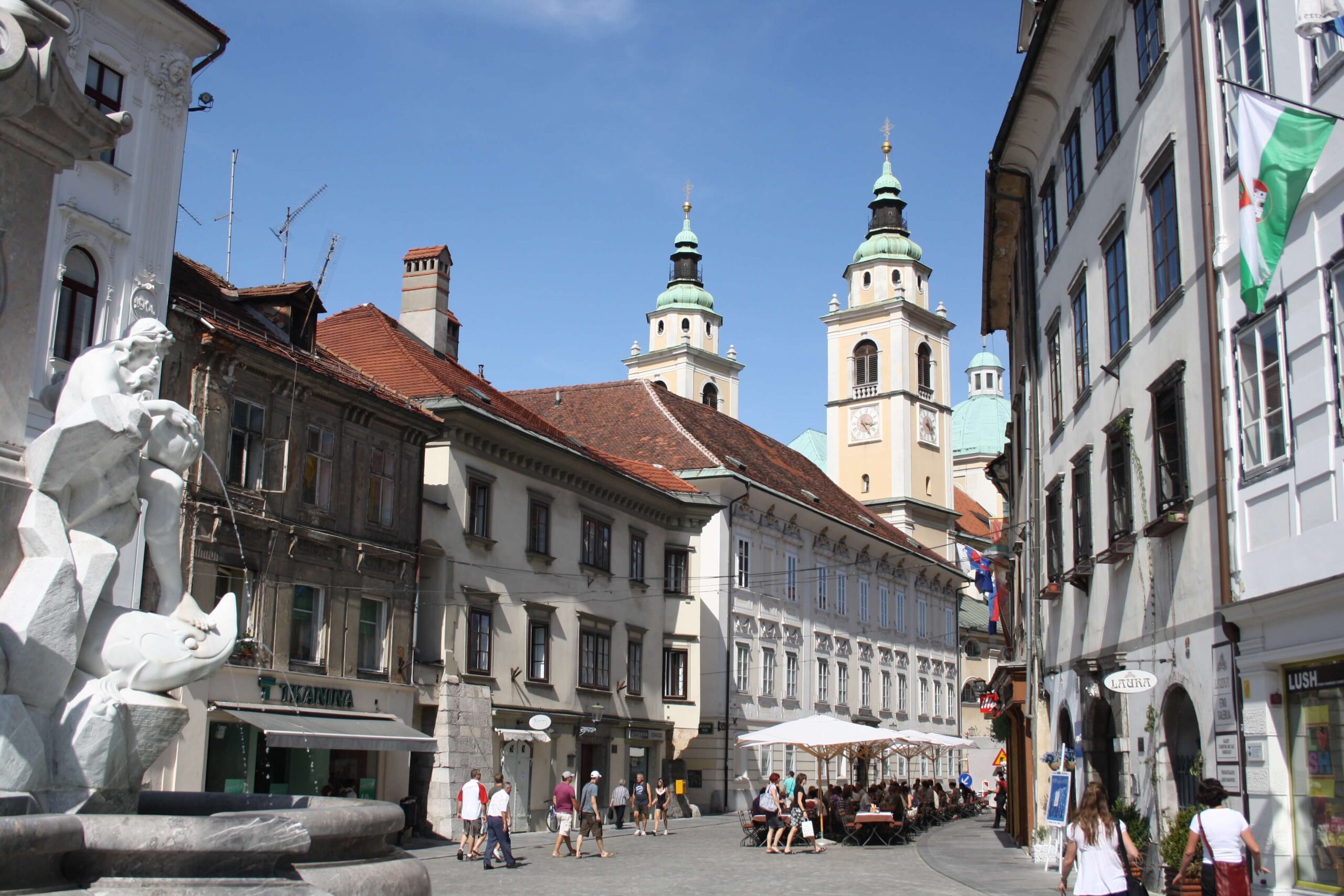 Sint Nicolaaskathedraal in Ljubljana